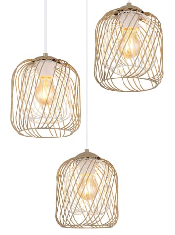 Globo lighting Hängeleuchte ''Dichti'' in Gold - (H)120 x Ø 39,4 cm