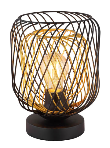 Globo lighting Tischleuchte "Dichti" in Schwarz/ Gold - (H)24,5 x Ø 18 cm