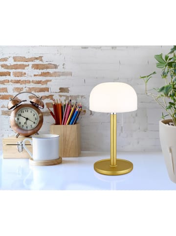 Globo lighting Lampa stołowa LED w kolorze złoto-białym - wys. 28 x Ø 11 cm