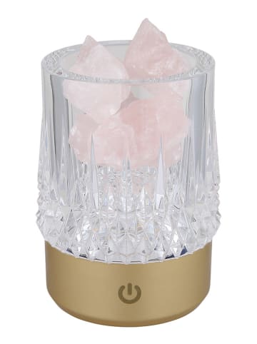 Globo lighting Lampa stołowa LED "Lizzy" w kolorze złotym - wys. 10,5 x Ø 7,8 cm