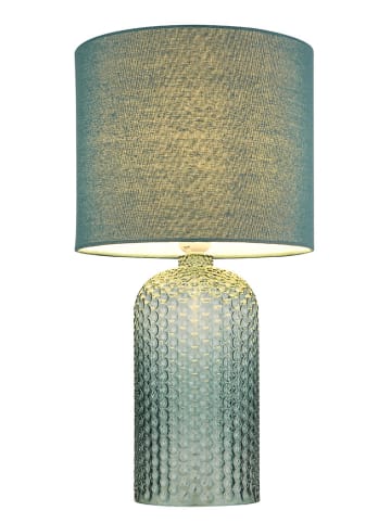 Globo lighting Lampa stołowa "Sofia" w kolorze morskim - wys. 50 x Ø 26,5 cm