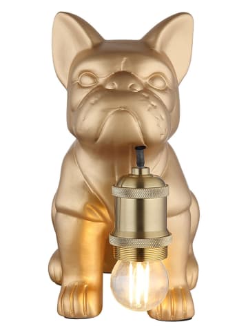 Globo lighting Lampa stołowa "Dogo" w kolorze złotym - 19,5 x 24 x 12,5 cm