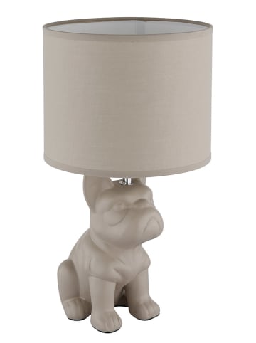 Globo lighting Tafellamp "Dogo" beige - (B)23,3 x (H)40 x (D)22 cm