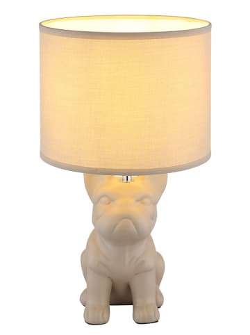 Globo lighting Lampa stołowa "Dogo" w kolorze beżowym - 23,3 x 40 x 22 cm