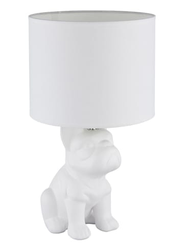 Globo lighting Lampa stołowa "Dogo" w kolorze białym - 23,3 x 40 x 22 cm