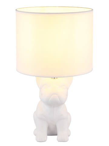 Globo lighting Tafellamp "Dogo" wit - (B)23,3 x (H)40 x (D)22 cm