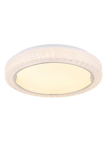 Globo lighting Ledplafonnière "Liami" wit - (H)8 x Ø 40 cm