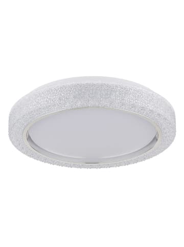 Globo lighting Ledplafonnière "Liami" wit - (H)8 x Ø 40 cm