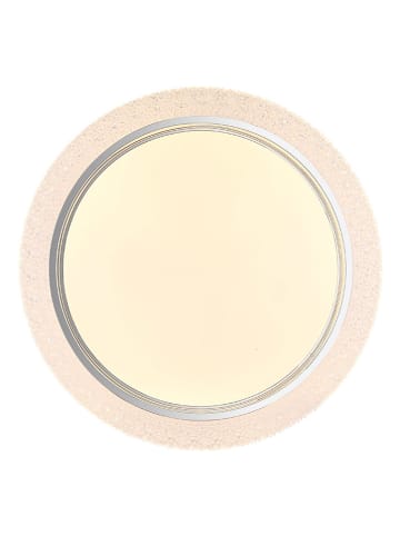 Globo lighting Ledplafonnière "Liami" wit - (H)8 x Ø 40 cm