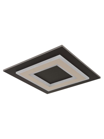 Globo lighting Lampa sufitowa LED "Jayden" w kolorze czarno-beżowym - 32 x 5,5 x 32 cm