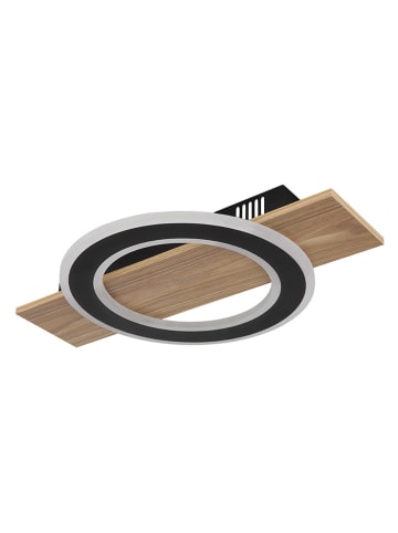 Globo lighting Ledplafonnière "Jayden" lichtbruin - (B)44 x (H)5,2 x (D)29 cm