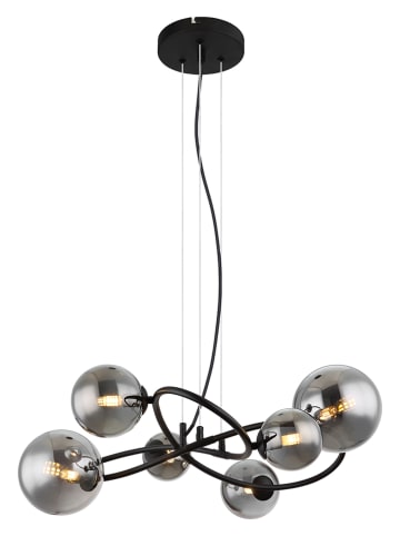Globo lighting Ledhanglamp zwart - (L)62,2 x (B)58,8 x (H)120 cm