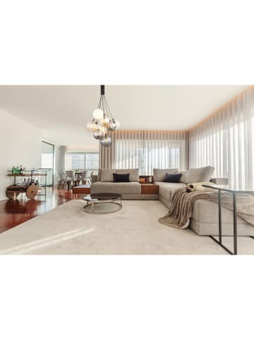 Globo lighting LED-Hängeleuchte "Ballgi" in Schwarz/ Grau/ Creme - (H)90 x Ø 45 cm