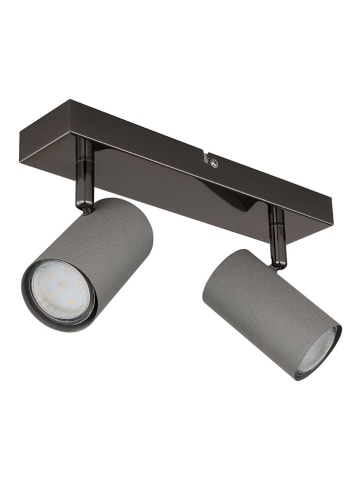 Globo lighting Deckenleuchte "Robby" in Schwarz/ Grau - (B)26 x (H)12 x (T)10 cm