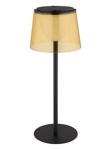 Globo lighting Ledtafellamp "Mariam" zwart/geel - (H)34 x Ø 13 cm