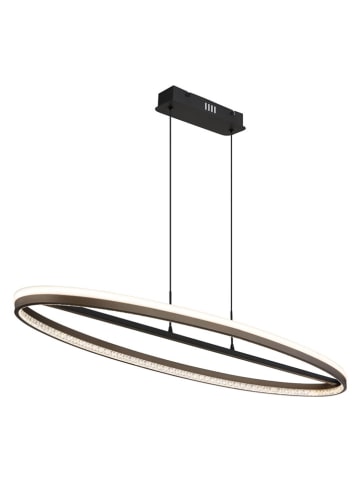 Globo lighting LED-Hängeleuchte "Della" in Grau/ Schwarz - (B)101 x (H)150 x (T)29 cm 