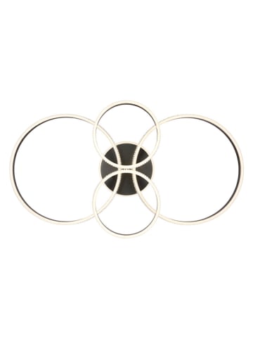 Globo lighting LED-Deckenleuchte "Grouni" in Grau - (B)106 x (H)13,7 x (T)60 cm