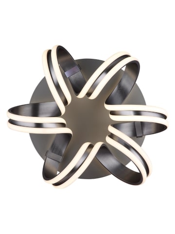 Globo lighting LED-Deckenleuchte "Kuni" in Grau - (H)25 x Ø 46 cm 