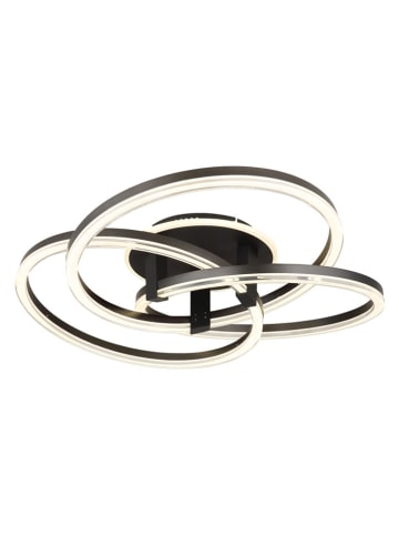 Globo lighting Lampa sufitowa LED "Tris" w kolorze antracytowym - wys. 25 x Ø 78 cm