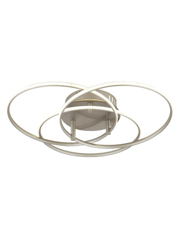 Globo lighting Lampa sufitowa LED "Kombos" w kolorze czarnym - wys. 9,4 x Ø 45,6 cm