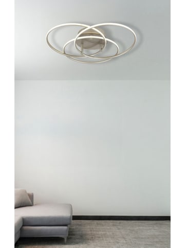 Globo lighting LED-Deckenleuchte "Kombos" in Grau - (H)9,4 x Ø 45,6 cm 