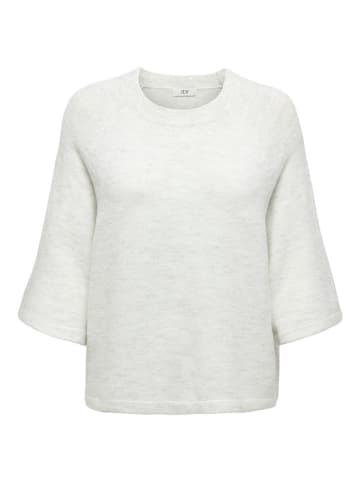 JDY Sweter "Elanora" w kolorze białym