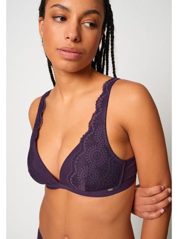 Skiny Beugelloze beha auberginekleurig