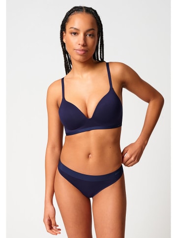 Skiny Biustonosz w kolorze granatowym