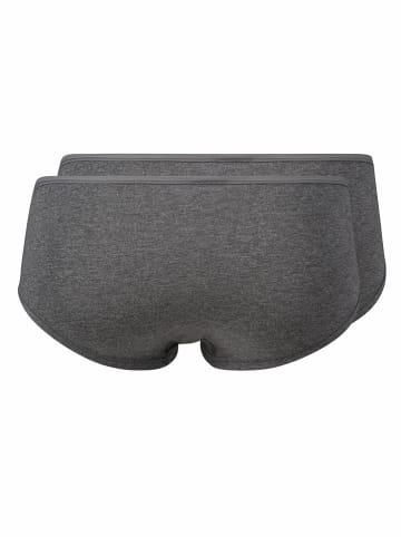 Skiny Pełne figi (2 pary) w kolorze antracytowym