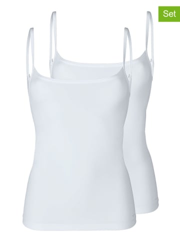 Skiny 2er-Set: Hemdchen in Weiß