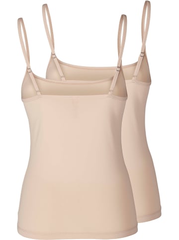 Skiny 2er-Set: Hemdchen in Beige