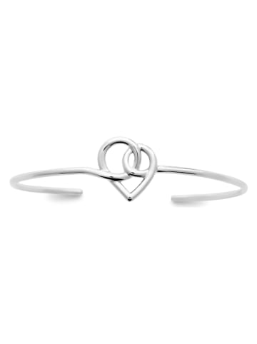 L'Atélier Précieux Srebrna bransoletka z elementem ozdobnym