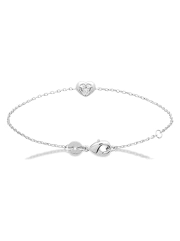 L'Atélier Précieux Srebrna bransoletka z elementem ozdobnym