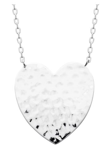 L'Atélier Précieux Silber-Halskette mit Schmuckelement - (L)45 cm