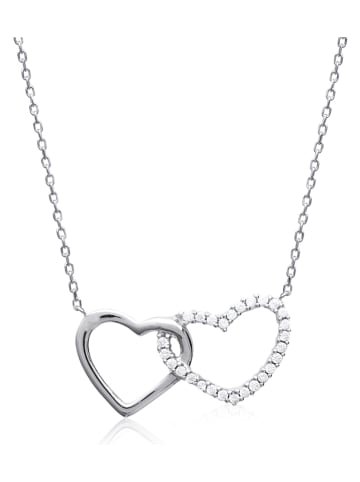 L'Atélier Précieux Silber-Halskette mit Schmuckelement - (L)45 cm