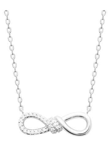 L'Atélier Précieux Silber-Halskette mit Schmuckelement - (L)45 cm