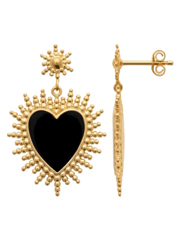 L'Atélier Précieux Vergold. Ohrstecker mit Edelsteinen