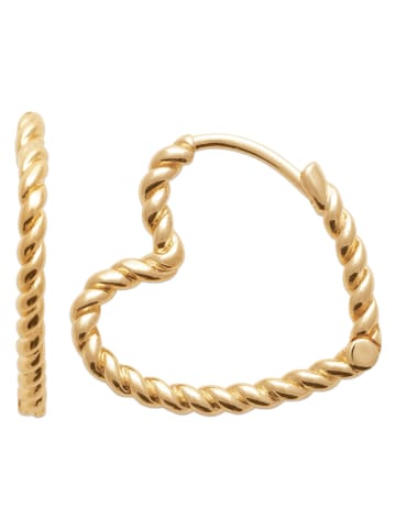 L'Atélier Précieux Pozłacane kolczyki-kreole