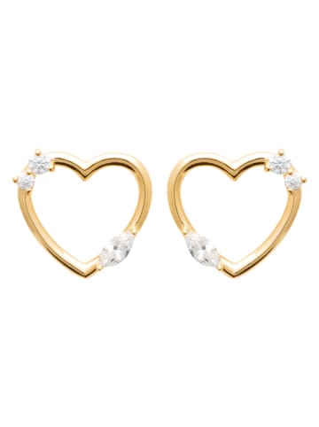 L'Atélier Précieux Vergold. Ohrstecker mit Edelsteinen