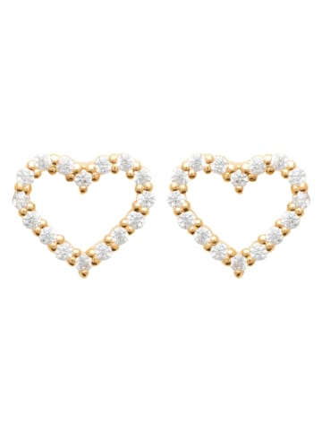 L'Atélier Précieux Vergold. Ohrstecker mit Edelsteinen