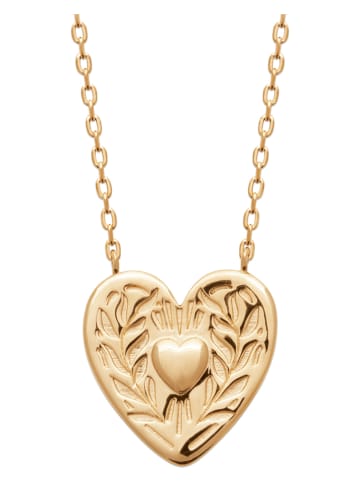 L'Atélier Précieux Pozłacany naszyjnik z elementem ozdobnym - dł. 45 cm