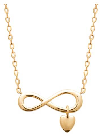 L'Atélier Précieux Pozłacany naszyjnik z elementem ozdobnym - dł. 45 cm