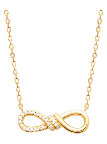 L'Atélier Précieux Pozłacany naszyjnik z elementem ozdobnym - dł. 45 cm