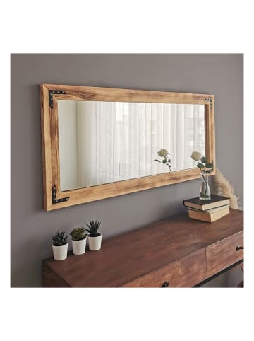 Scandinavia Concept Lustro w kolorze jasnobrązowym - 110 x 50 cm