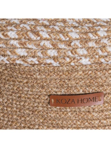 Scandinavia Concept Kosz w kolorze beżowym do przechowywania - wys. 50 x Ø 36 cm