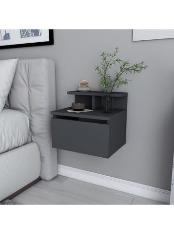 Scandinavia Concept Stolik nocny w kolorze antracytowym - 40 x 35 x 32 cm