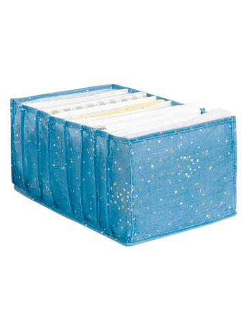 Scandinavia Concept Aufbewahrungskorb in Blau - (B)37 x (H)18 x (T)14 cm