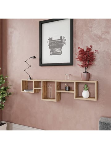 Scandinavia Concept Wandregal in Kiefer - (B)120 x (H)32 x (T)17 cm