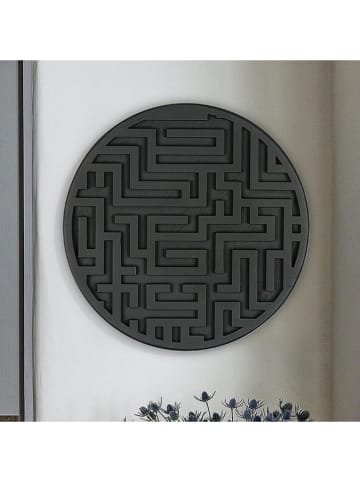 Scandinavia Concept Wanddekor in Schwarz - Ø 33 cm 
