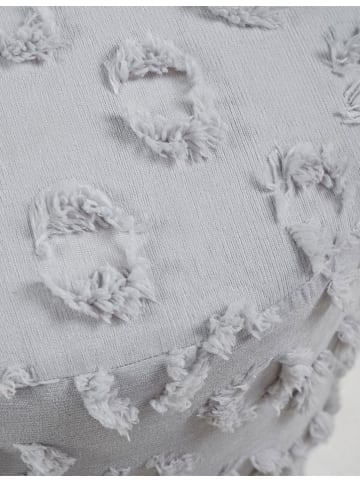 Scandinavia Concept Puf "Astrid" w kolorze jasnoszarym - wys. 45 x Ø 40 cm